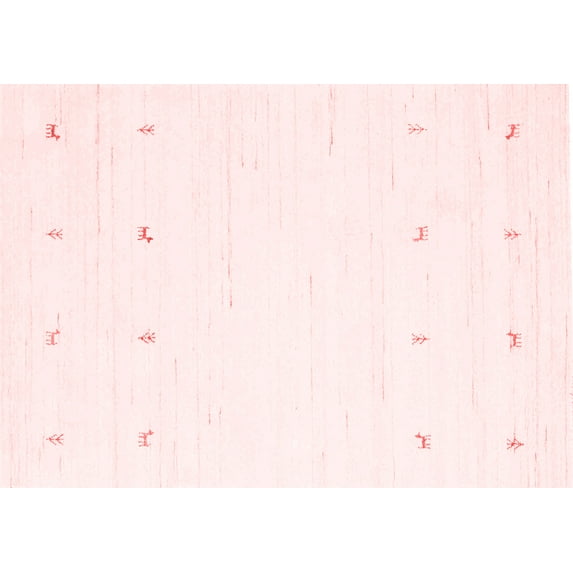 Ahgly Company Indoor Rectangle Solid Red Modern Area Rugs, 4' x 6'