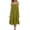 Army Green, variant on 2026 Summer Dress for Women Spaghetti Strap Ruffle Hem Flowy Midi Dress for Beach & Casual Wear