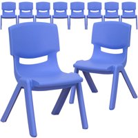 Flash Furniture 10 Pk. Plastic Stackable School Chair with 10.5'' Seat Height