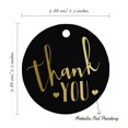 thumbnail image 6 of Inkdotpot Gold Foil Paper Hang Tags Thank You Bridal Shower-Baby Shower-Retirement-Wedding-Birthday Favor Tags 50 Pieces, 6 of 7