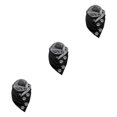 thumbnail image 3 of Guardoinrt Écharpes Écharpe Style Rétro Décontracté Enveloppe de Tête Chaude Coton Foulard Patte de Chat 175CM 3Set, 3 of 6