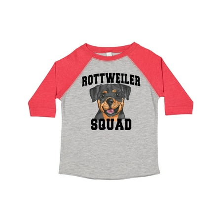 

Inktastic Dog Rottweiler Squad Gift Toddler Boy or Toddler Girl T-Shirt