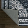 thumbnail image 5 of JONATHAN Y WASHABLE 3 x 5 Area Rug, Dalyan Geometric Medallions - Navy/Light Gray, WSH101D-3, 5 of 8