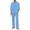 #01 Light Blue 【Mix & Match: Essential Colors in Stock】, variant on Men's V-Neck Two Piece Outfits Solid Color Three Quarter Sleeve Top and Pants Set for Outdoor Sports Casual Daily Hiking Fishing Travel Modern Fashion Essential | AESTIVO,Light Blue L