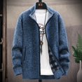 thumbnail image 2 of Suéter de hombre, cárdigan, abrigo de invierno, más suéter de terciopelo, suéter de abrigo, abrigo de otoño, marea, 2 of 5