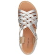 thumbnail image 4 of Indigo Rd. Sandale en Cuir Brieg pour Femmes Hauteur Cheville Argent Taille 7.5 m, 4 of 5
