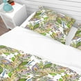 thumbnail image 4 of Designart 'Texture Watercolor Abstract Pattern' Bohemian & Eclectic Duvet Cover Set, 4 of 4