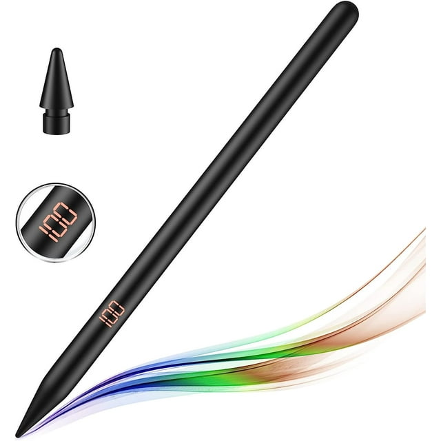 HAHDAXIA 2nd Generation Stylus Pen for iPad with Wireless Charging,Palm Rejection,Digital Display,Compatible with Apple iPad Mini 6,iPad Air 4/5,iPad Pro 11 inch1/2/3/4,iPad Pro 12.9 inch3/4/