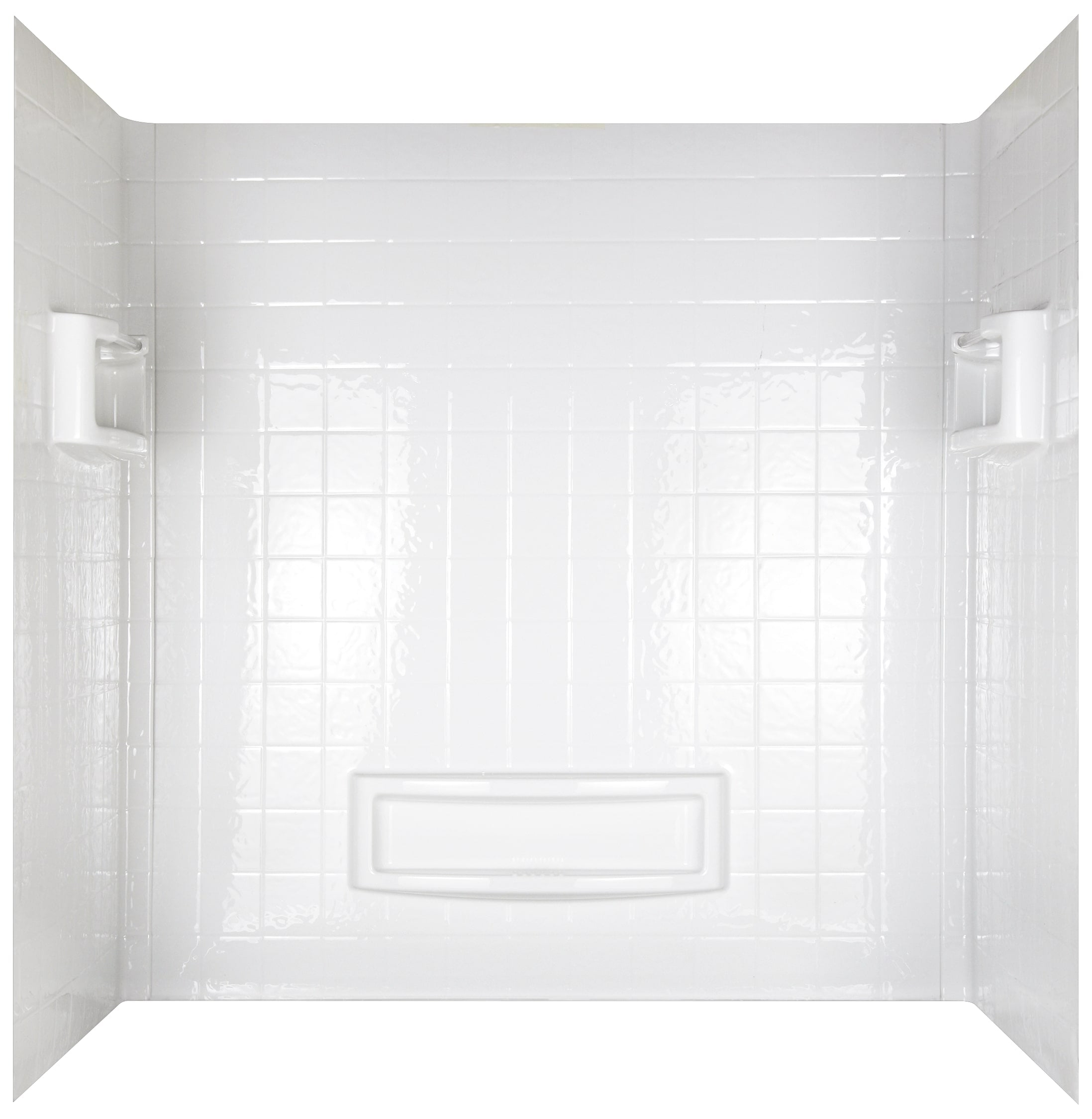 Asb 39094 Hd 3 Piece White Distinction Tub Wall Com Asb 39094 Hd 3 Piece White Distinction, White Tub Surround