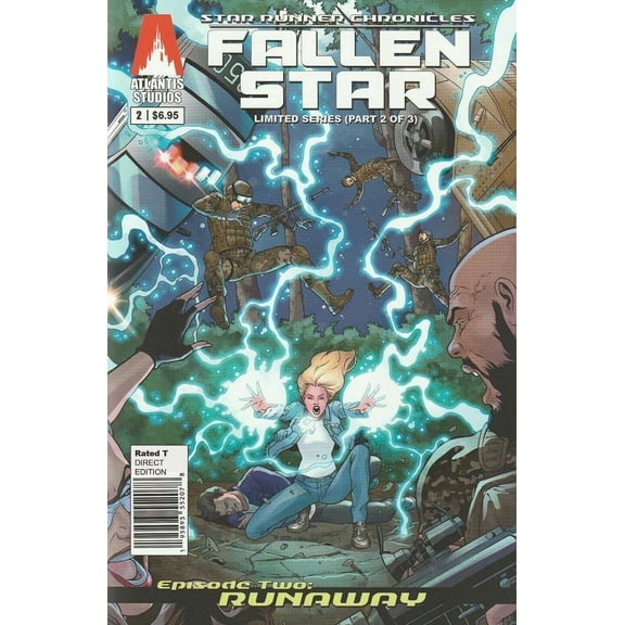 Star Runner Chronicles: Fallen Star #2 (2nd) VF ; Atlantis Comic Book