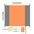 thumbnail image 3 of Large Capacity Camping Mat, Durable Polyester Fabric, 4-6 Person Seating, Portable Foldable Design, Beach Picnic Mat, Outdoor Seating, Family Gathering, Lightweight Foldable, Waterproof Yhsdtq, 3 of 8