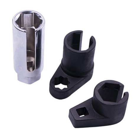 

Fovolat Oxygen Sensor Socket|22mm Sensor Socket Wrench|3 Pcs Wire Gate Accesses Sensor From Side Preventing Damage To Wires Drive Removal Special Tool For Repairing Installation Tool