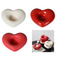 thumbnail image 2 of Taper Candle Stick Holders Ceramic Candlestick Holders Decorative Candle Stands Dinner Dining Room Table Centerpieces matte red, 2 of 5