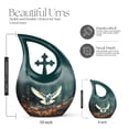 thumbnail image 2 of Dove Bird Urn - Urns For Cremation Ashes - Small Urns For Human Ashes Adult Male & Female - Memorial Urns For Ashes - Large Decorative Urn - Cremation Burial Urns - Combo 1 Large & 4 Keepsake, 2 of 2