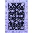 thumbnail image 1 of Ahgly Company Machine Washable Indoor Rectangle Oriental Blue Traditional Area Rugs, 8' x 10', 1 of 4