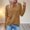 Brown, variant on Women's Acrylic Knit Sweater, Long Sleeve Round Neck Pullover Top for Casual Daily Wear, Winter Season, and Lightweight Comfort