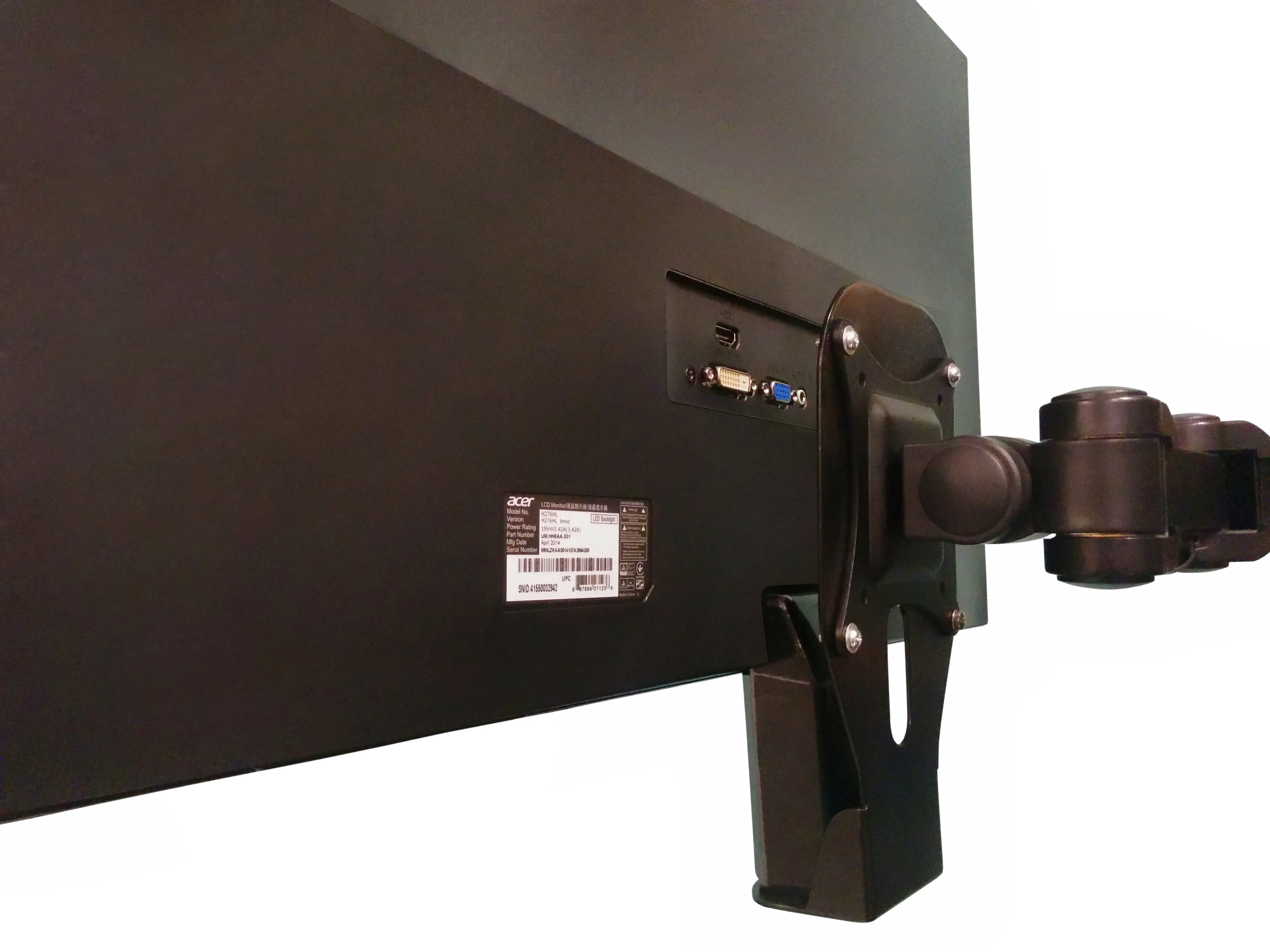 крепление к стенке монитора