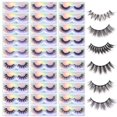 thumbnail image 1 of MAGEFY 30 Pairs Lashes, New 6 Style Eyelashes Natural Look to Dramatic Long False Eyelashes, Handmade Reusable Fake Eyelashes (30 Pairs with Portable Boxes), 1 of 7