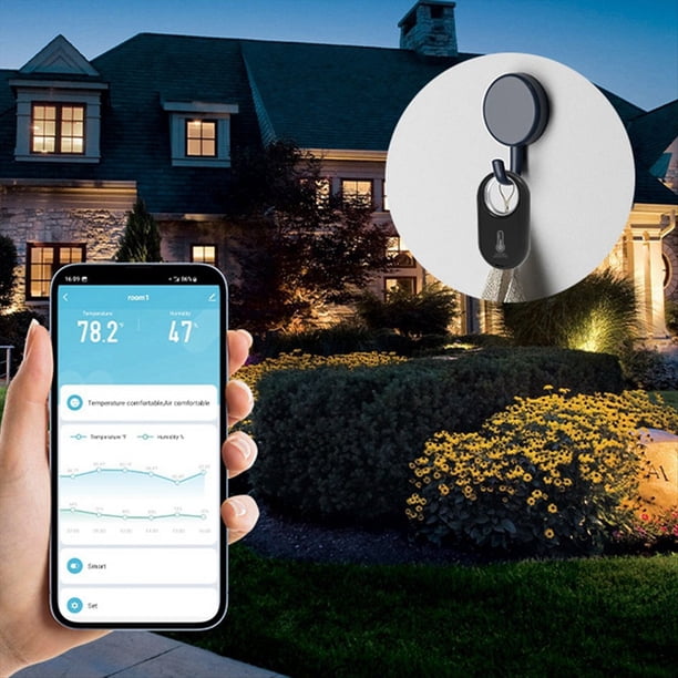 Tuya Temperatura y Humedad Sensor Inalámbrico Tuya Zigbee Temperatura y Humedad Medidor Hogar Detector Inteligente