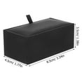 thumbnail image 2 of SEWACC Small Jewelry Box for Men Black 1Pcs Gift Packaging and Storage, 2 of 8