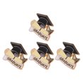 thumbnail image 5 of KAKOWELY 4 alfileres de solapa para birrete de graduación, broches decorativos de metal para ropa, broches para birrete de graduación para graduados de la escuela y la universidad., 5 of 5