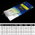 thumbnail image 2 of Bingirl Luminous Fishing Rigs 5 Hooks Colored String Hooks Bait Fishing Rigs Fishing Tackle For Freshwater Saltwater, 2 of 7