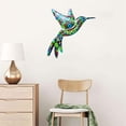 thumbnail image 2 of Yihuala Metal Iron Hummingbird Wall Art Bright Color Wall Decor Colorful Birds Sculpture Hanging for Indoor Outdoor Home Bedroom, 2 of 7
