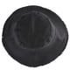 thumbnail image 3 of Hombres Mujeres al aire libre ala ancha pescador sombrero de cubo moda borla gorra flexible (negro), 3 of 8
