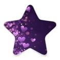 thumbnail image 2 of Star Shaped Energy Saving Night Light Living Room Night Light, Bedroom Night Light, Corridor Night Light, Study Night Light Purple Cute Heart Pattern, 2 of 6