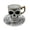 Gold Trim, variant on Royal Skull Coffee Mug with Saucer Set, Gold Trim Gothic Tea Cup, Spooky Skeleton Drinkware Set for Coffee Lovers, Collectors, Home & Halloween Gift