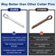 thumbnail image 4 of Uxcell 30-Pack Pasadores de Cotter, M5x20 Sujetadores de Resorte de Acero Inoxidable Pasador de Enganche para Bloqueo de Remolque/Abrazaderas, Clips R [Plateado], 4 of 7