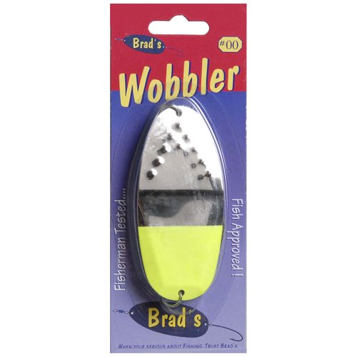 Brad's Wobbler, Nickel/Chartreuse