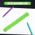 thumbnail image 3 of LNGOOR Blinds Measuring Straight Ruler Blind Person Straight Ruler Blinds Straight Ruler Blind Person Measuring Ruler Tool Blinds Stationery, 3 of 8