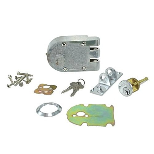 Single Cylinder Jimmyproof Deadlock - Polished Chrome