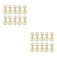 thumbnail image 3 of ZheElen 10pack/lot Metal Key Chain Snap Hooks - Accessories For Personalized Keychain Is Low gold 2Set, 3 of 6