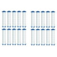 thumbnail image 1 of 20-Pack High-Flow Plastic Shower Rain Filters, White, 8cm Length – Replacement Cartridge Set for Optimal Water Filtration, 1 of 6