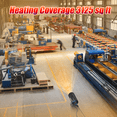 thumbnail image 6 of 125,000 BTU Forced Air Propane Heater, Adjustable Portable Torpedo Heater for Garage, Jobsite and Construction Sites - 10ft Hose, 6 of 9