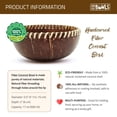 thumbnail image 5 of Rainforest Bowls Fiber Coconut Bowl 2-Pack, 5 of 5