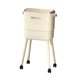 thumbnail image 1 of Cubo de basura con ruedas de doble capa resistente con A, ideal para la oficina, la cocina, Blanco, 1 of 9