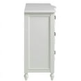 thumbnail image 2 of Beaumont Lane Curved Front Nine Drawer Wood Dresser in White, 2 of 5