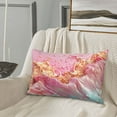 thumbnail image 5 of Yiaed Abstract Pink Gold Splash Print Brushed Microfiber Envelope Pillowcases, Standard,Envelope Closure Pillow Cases(Without Pillow Core)-20"x30", 5 of 6