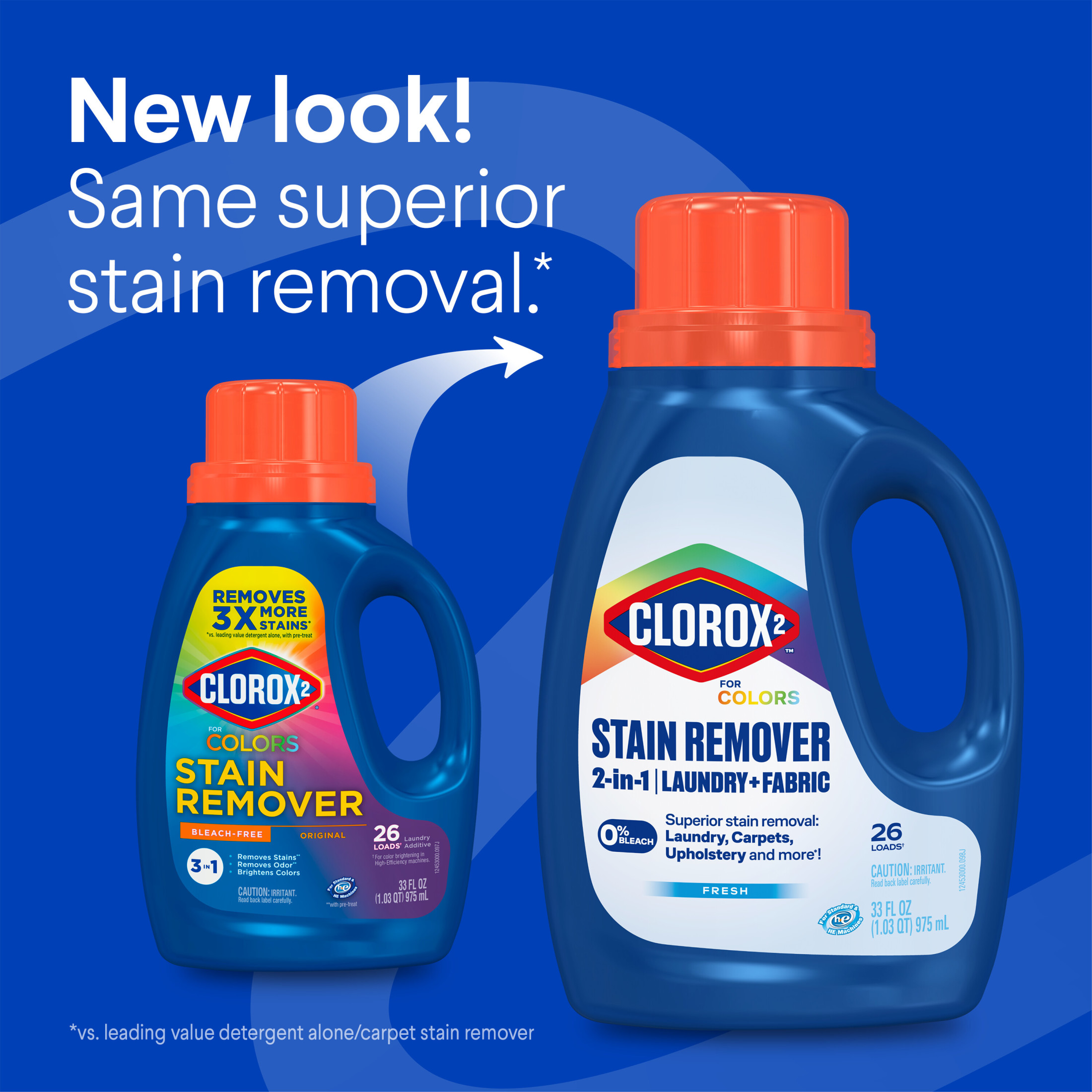 Clorox 2 For Colors Stain Remover, Bleach Free, 33 fl oz photo 3