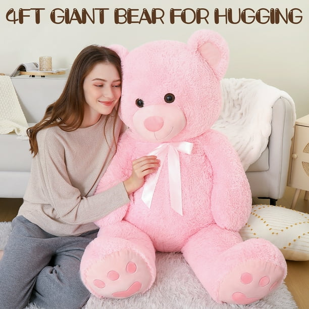 Morismos Giant Pink Teddy Bear for Indoor Playground Owners