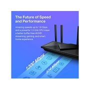 TP-Link WiFi 6 Router AX1800 Smart WiFi Router (Archer AX21) - Dual Band Gigabit Router, Works with Alexa