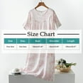 thumbnail image 2 of Elvqul Women's Cotton Nightgowns on $7.00 Long Pajamas Dress for Women Pink Nightgowns, 2 of 3