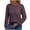 Purple, variant on Yievot Womens Long Sleeve Shirts Ribbed Knit Dressy Casual Tunic Tops Lightweight Sweaters Blouses Fall Clothes