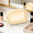 thumbnail image 4 of Ohmyroo Mesh Makeup Organizer Bag Breathable Zippered Pouch For Cosmetics Travel And Professional Carry, 4 of 6