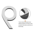thumbnail image 4 of Unique Bargains 3 Inch House Numbers 3D Number Mirror Wall Stickers Self-Adhesive for DIY Home Decoration Black Number 9, 4 of 5