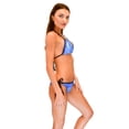 thumbnail image 4 of VF-Sport - Bikini, Wave Blue Triangle Top and String Bottom, Two Piece Set (L), 4 of 5