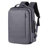 Business Laptop Backpack - College Computer Bag - Slim and Expandable, 31*11*44cm Laptops (Gray)